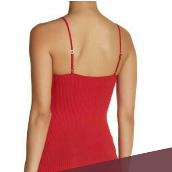 NWOT Free People Intimately Red Crossfire Cami Tank - Picture 3 of 5